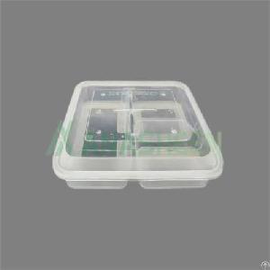 4compartment Transparent Takeout Container