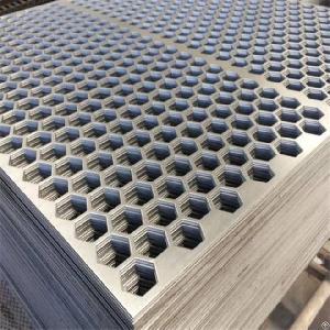 hexagonal perforated metal