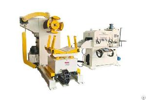 Decoiler Leveler Feeder For Thin Plate 3 In1