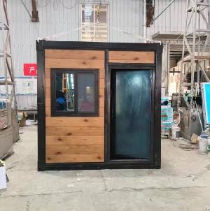 imitation wood grain light steel structure folding house