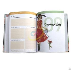 Floral Hardcover Daily Planner 2026 Stylish Organizer For Busy Lifestyles