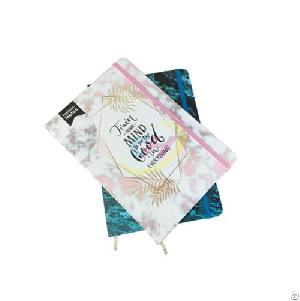 Marble Pattern Hardcover Journal With Inspirational Quote