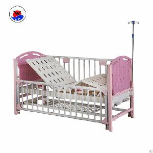 Manual Cartoon Hospital Pediatric Bed