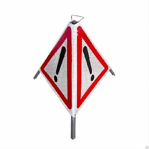 Custom Reflective Tripod Warning Signs