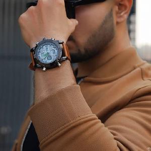 Sylvi Iconic Brown Chronograph Watch For Men