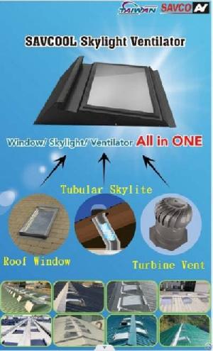Non-power Multi-functional Roof Vents Savcool Made In Taiwan