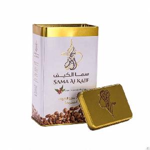 Custom Rectangular Coffee Tin Box With Airtight Lid Tea Metal Tin Container Factory Supplier