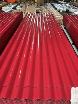 Ppgi Hot Dipped Color Zinc Prepainted Corrugated Roofing Sheet Galvanized Corrugated Steel