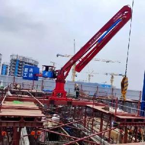 Elevator-fixed Placing Boom