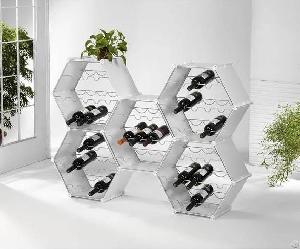 Hexagon Wine Rack