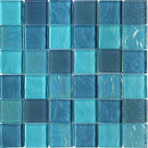 Swimming Pool Glitter Blue Glass Mosaic