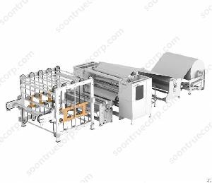 Full Automatic Non-stop Tissue Rolls Rewinder