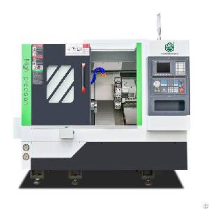 ck46s servo turret 2 axis cnc slant bed lathe