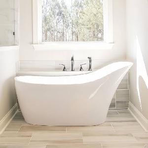 modern freestanding bathtub