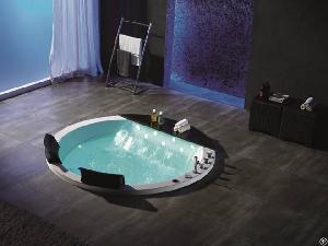 Luxury Acrylic Waterfall Jacuzzis Indoor Spa Tub