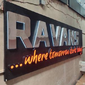 led backlit sign board