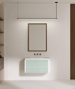 Bz18-02s Premium Designer Solid Surface Bathroom Cabinet