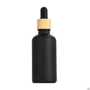 30ml Black Frosted Glass Dropper Bottles