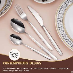 This 4 Pieces Stainless-steel Silverware Set