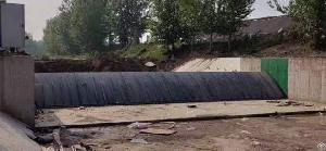 air shield dam irrigation water level control