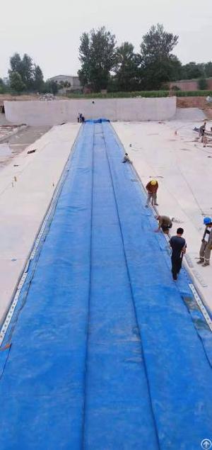 inflatable rubber water dam port coastal