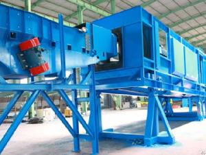 Dt14 Continuous Pass-through Type Swing Bed Shot Blasting Machine