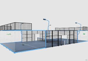 By-p03 360 Full Panoramic Padel Court