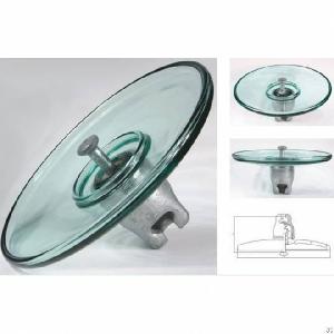 aerodynamic disc suspension glass insulator