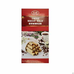 Coffee Biscuit Rolls From China Crispy Snack Supplier
