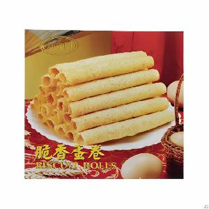 Egg Rolls From China Crispy Biscuit Roll Snack