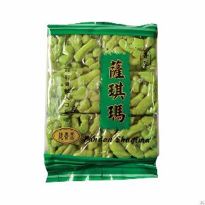 Pandan Shagima From China Traditional Flour Cake Snack