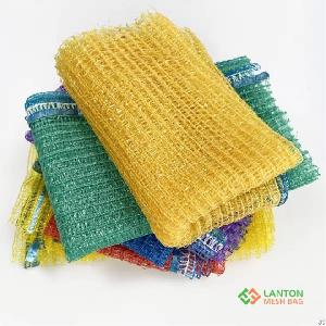 Raschel Knitted Mesh Bag Food Grade Pe Mesh For Produce