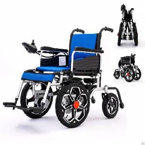 Ultra-light Foldable Carbon Steel Frame Electric Wheelchair
