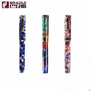 Bradle Colorful Acrylic Resin Fountain Pen