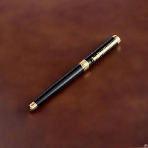 Custom Engraved Black And Gold Executive Ballpoint Pen