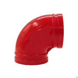 Ductile Iron Grooved Fitting Standard 90r-degree Elbow