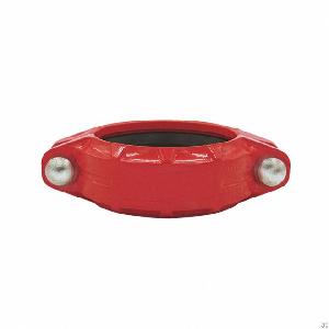 Ductile Iron Grooved Pipe Fittings Standard Reducing Flexible Coupling