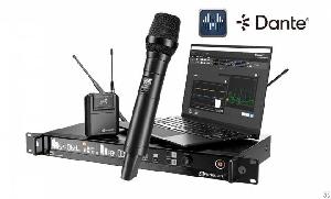 ur d2 uhf dual channel diversity digital wireless microphone system