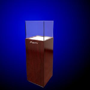 mdf glass display showcase stand jewellery watch