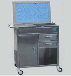 And #8544 Stainless Steel Emergency Treatment Trolley