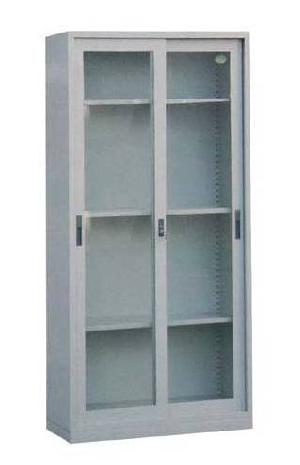 sliding door appliance cabinet