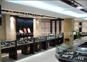 Sell Wooden And Glass Jewelry Display Case, Watch Dispaly Cabinet And Showcase