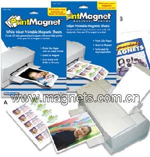 inkjet printable magnetic sheets paper