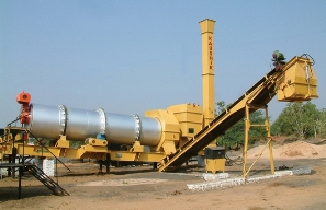 drum asphalt stationary mix plants