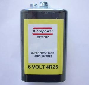 Sellzinc Carbon Battery 4r25 / 6v