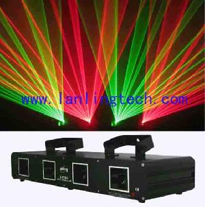 L2500 250mw Rg Four Lens Laser, Led Lights, Dmx Controllers, Dj Lights, Laer Stage Light,