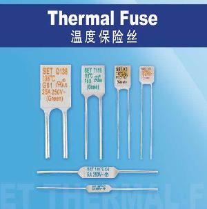 Alloy Thermal Fuse With Transparent Case