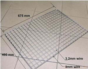 Sell Square Cooling Warming Wire Grill Grid For Roaster, Bbq Grill, Stove, Oven