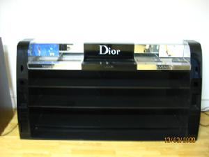 The Black Cosmetic Display Showcases For Dior Showcases