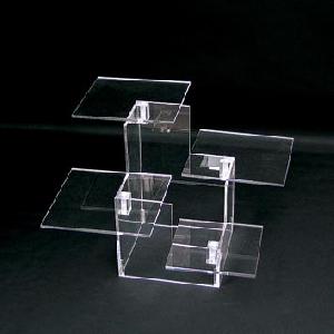 acrylic display risers